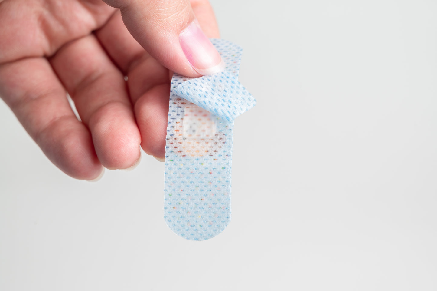 BooBoo Cooler bandage showing cooling water pouch and snowflake patch.