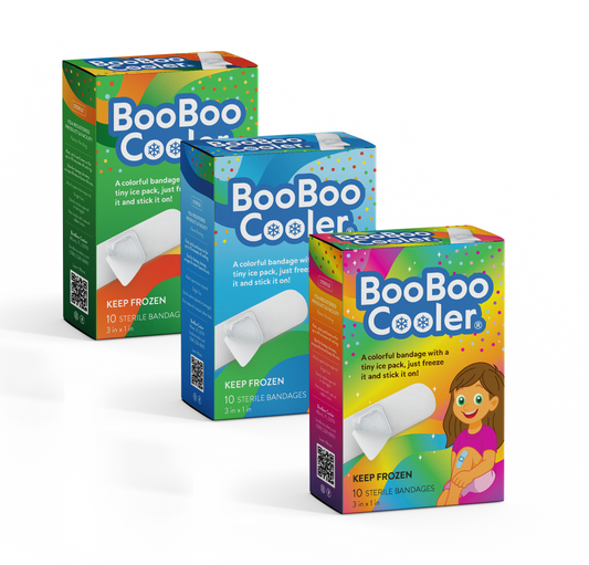 BooBoo Cooler® | A Little Bandage That Cools | Three Pack Variety
