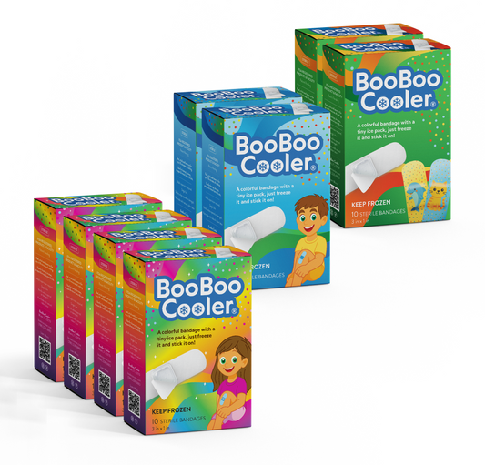 BooBoo Cooler® | A Little Bandage That Cools | School Pack (8 Boxes)
