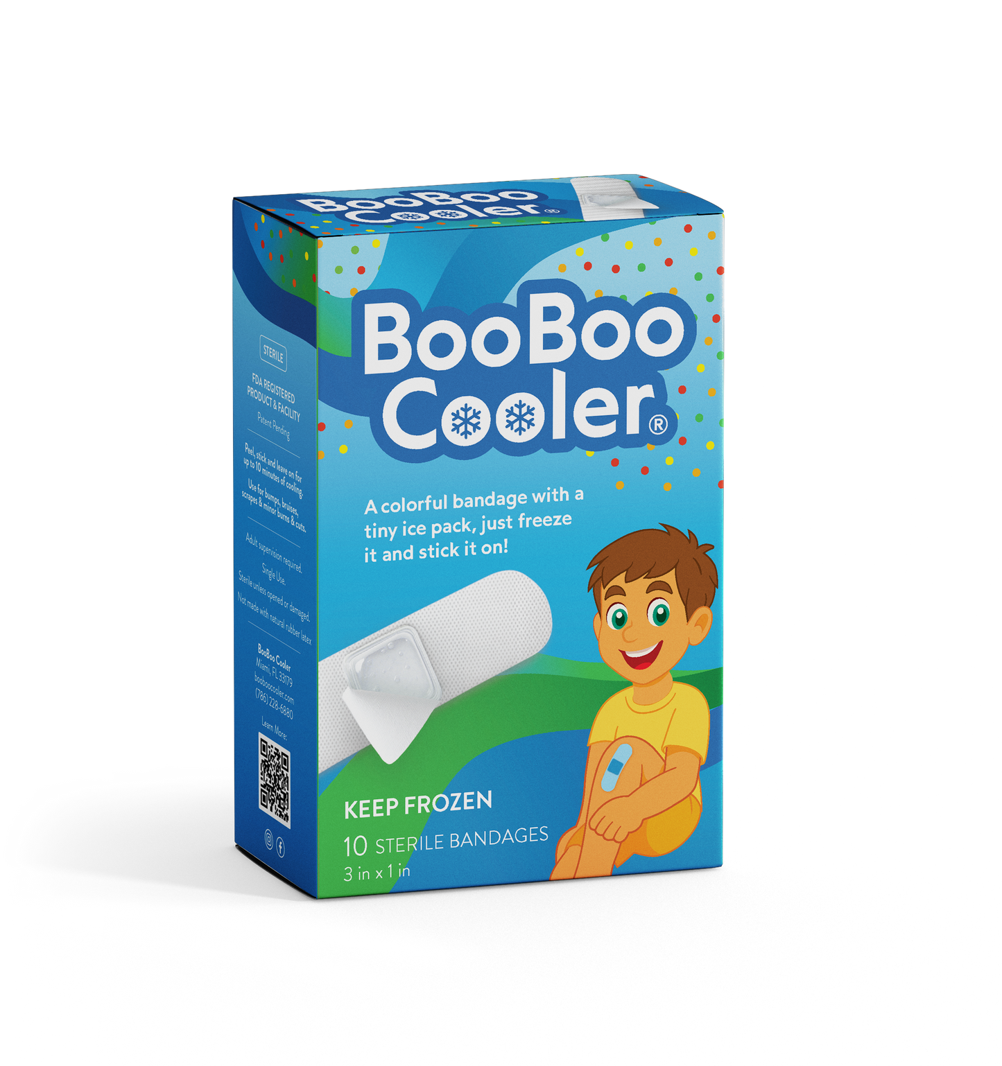 BooBoo Cooler® | A Little Bandage That Cools | Action Chill