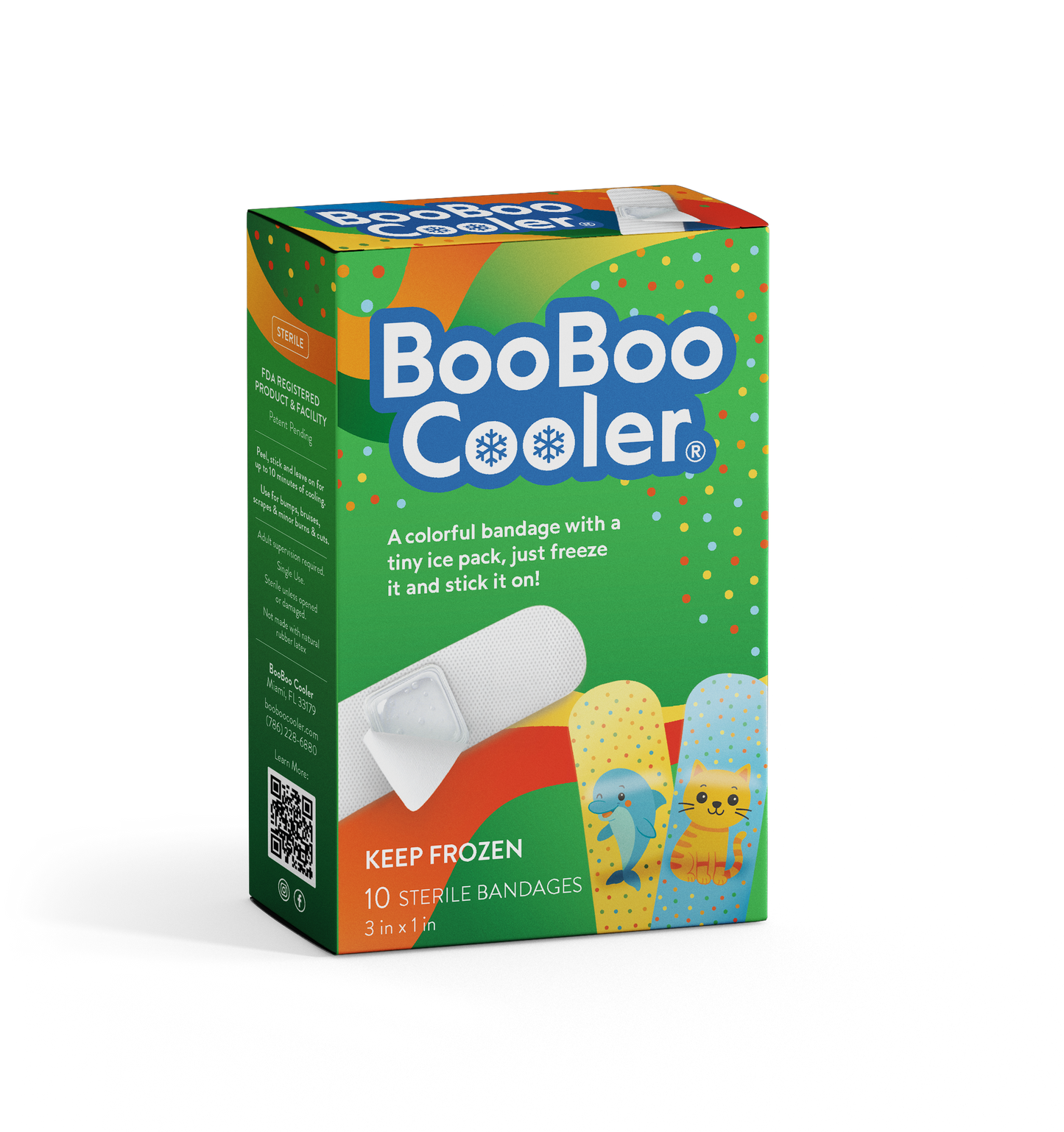 BooBoo Cooler® | A Little Bandage That Cools | Animal Pack