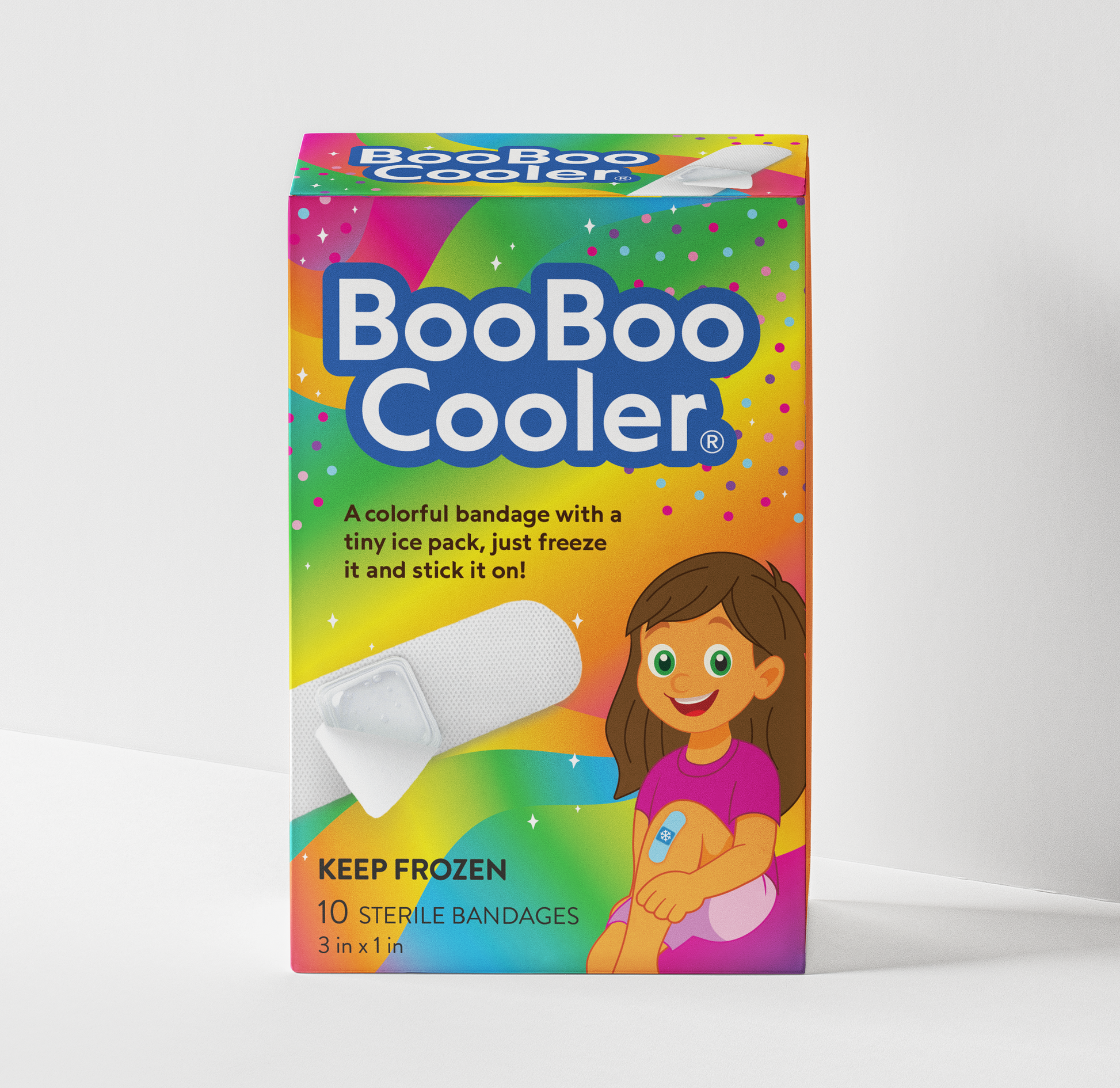 Rainbow Magic Cooling Bandages for Kids | BooBoo Cooler®