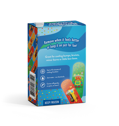 Back of the Action Chill BooBoo Cooler box with usage and storage details