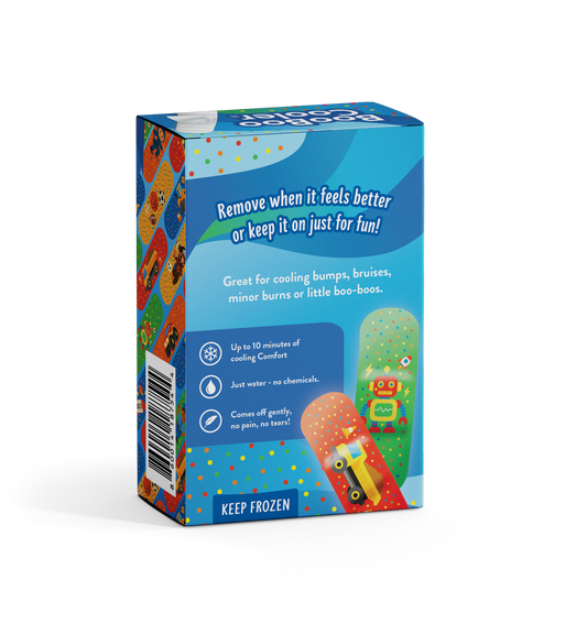 Back of the Action Chill BooBoo Cooler box with usage and storage details